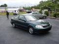 1999 Clover Green Pearl Honda Civic EX Coupe  photo #2