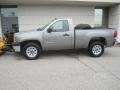 Steel Gray Metallic - Sierra 1500 Regular Cab 4x4 Photo No. 3