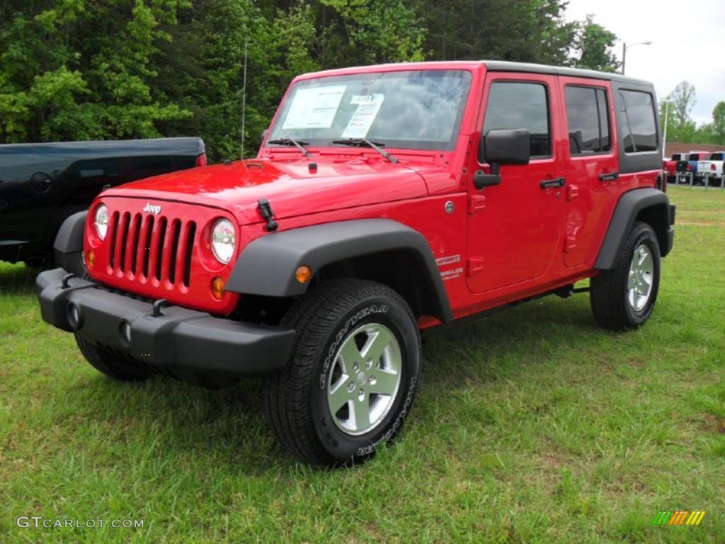 Flame Red Jeep Wrangler Unlimited