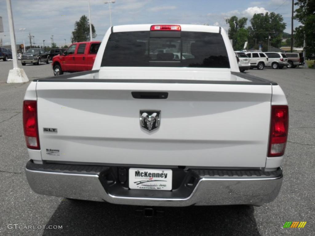 2011 Ram 1500 SLT Crew Cab - Bright White / Dark Slate Gray/Medium Graystone photo #3