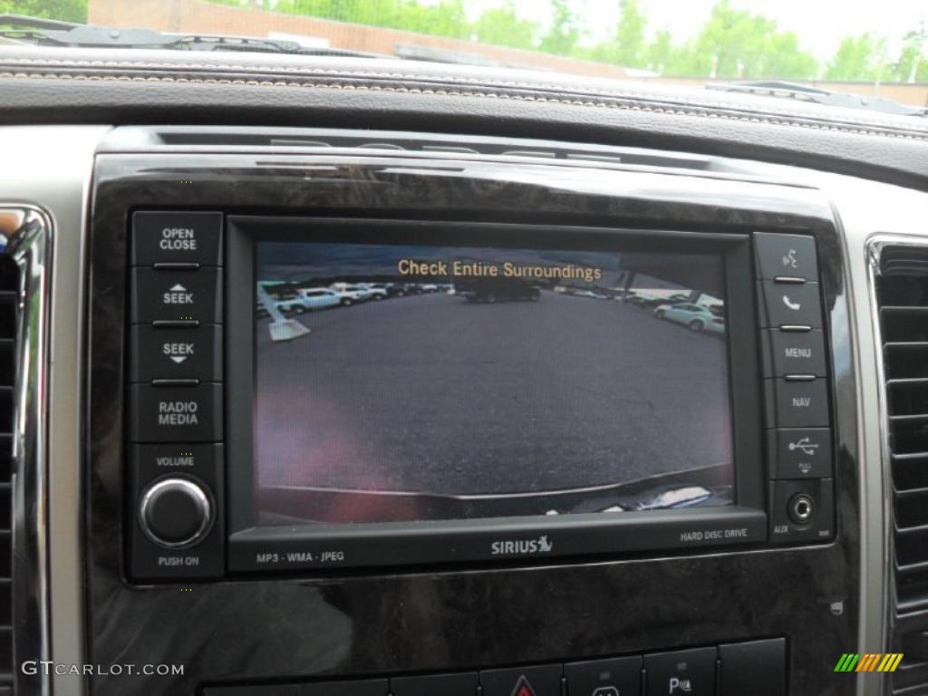 2011 Ram 1500 Laramie Longhorn Crew Cab 4x4 - Brilliant Black Crystal Pearl / Light Pebble Beige/Bark Brown photo #32