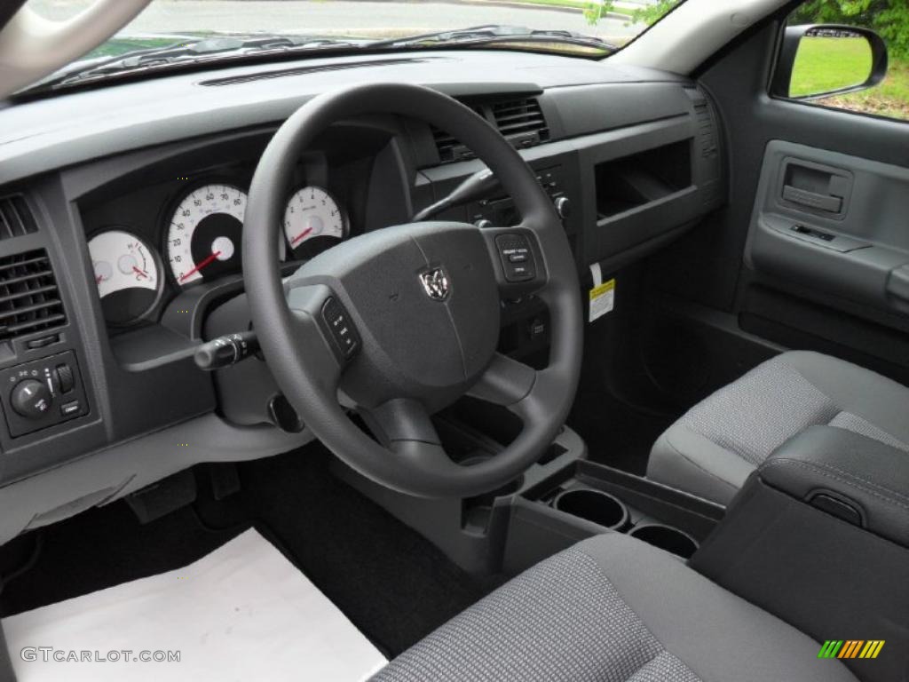 Dark Slate Gray/Medium Slate Gray Interior 2011 Dodge Dakota Big Horn Extended Cab 4x4 Photo #49464535