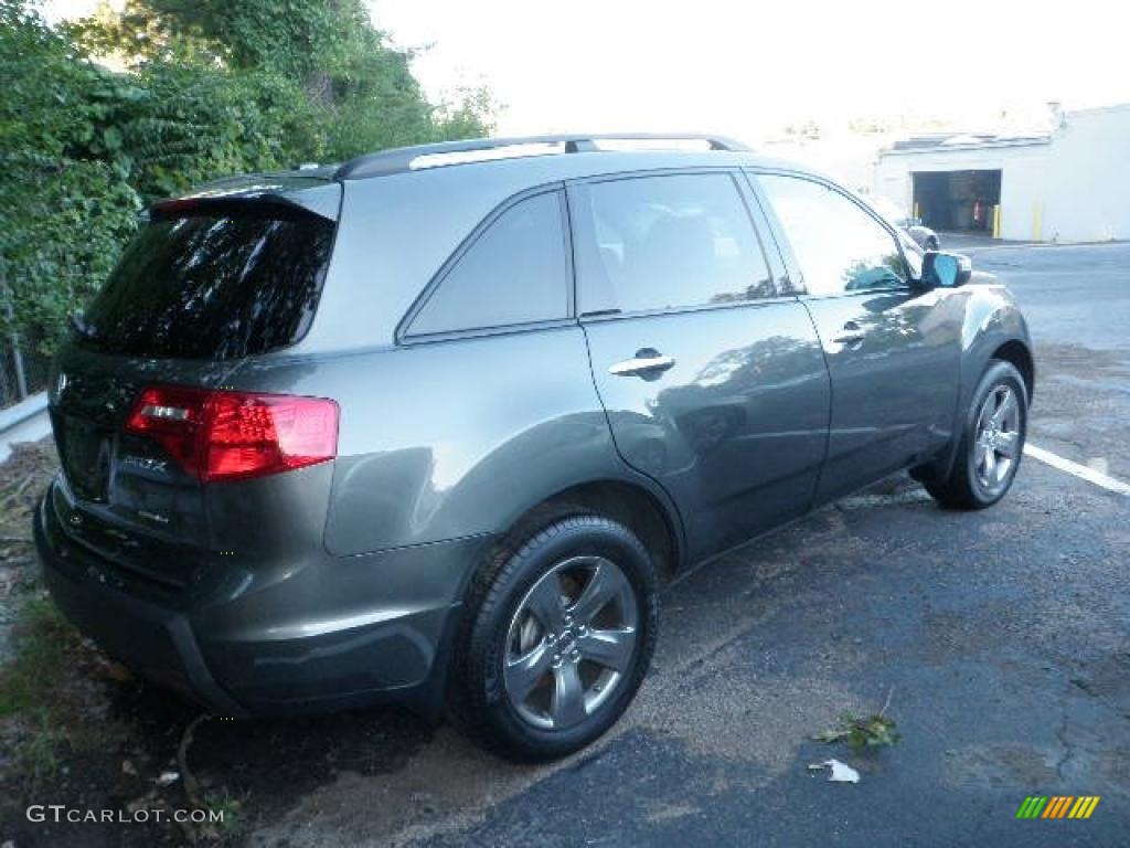 2007 MDX Sport - Nimbus Gray Metallic / Bordeaux photo #4