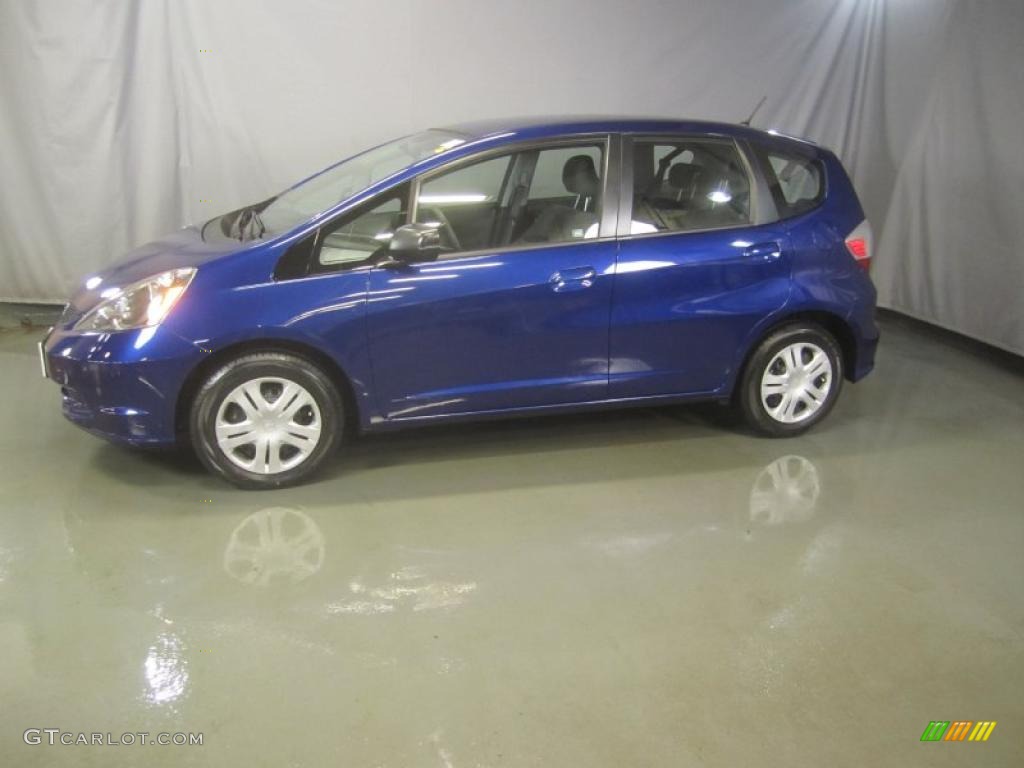 Blue Sensation Pearl 2010 Honda Fit Standard Fit Model Exterior Photo #49465240