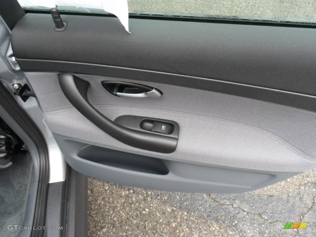 2003 Saab 9-3 Linear Sport Sedan Charcoal Grey Door Panel Photo #49465657