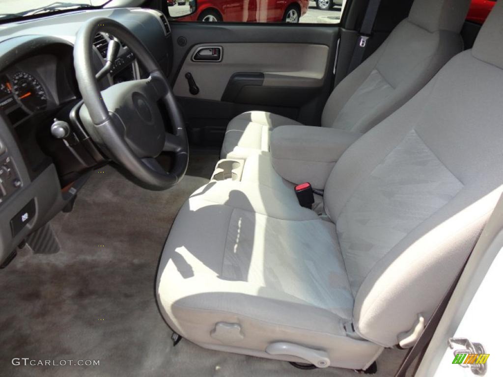 Sport Pewter Interior 2005 Chevrolet Colorado Z71 Regular Cab 4x4 Photo #49465684