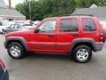 2004 Flame Red Jeep Liberty Sport 4x4  photo #2