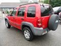 2004 Flame Red Jeep Liberty Sport 4x4  photo #3