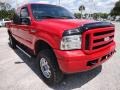 2005 Red Clearcoat Ford F250 Super Duty FX4 SuperCab 4x4  photo #12