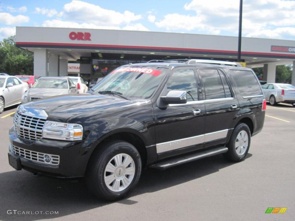 2008 Navigator Luxury - Black / Charcoal Black photo #1