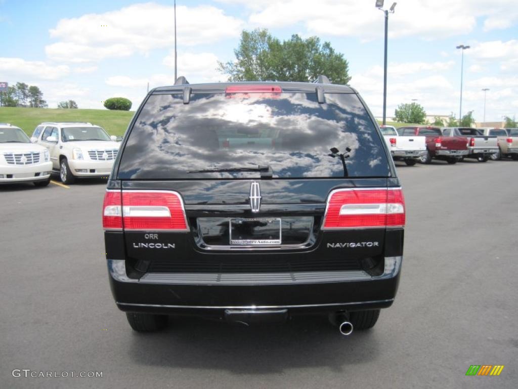 2008 Navigator Luxury - Black / Charcoal Black photo #4