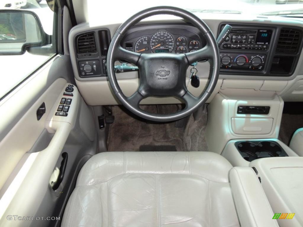 2002 Chevrolet Tahoe LS Medium Gray/Neutral Dashboard Photo #49467049