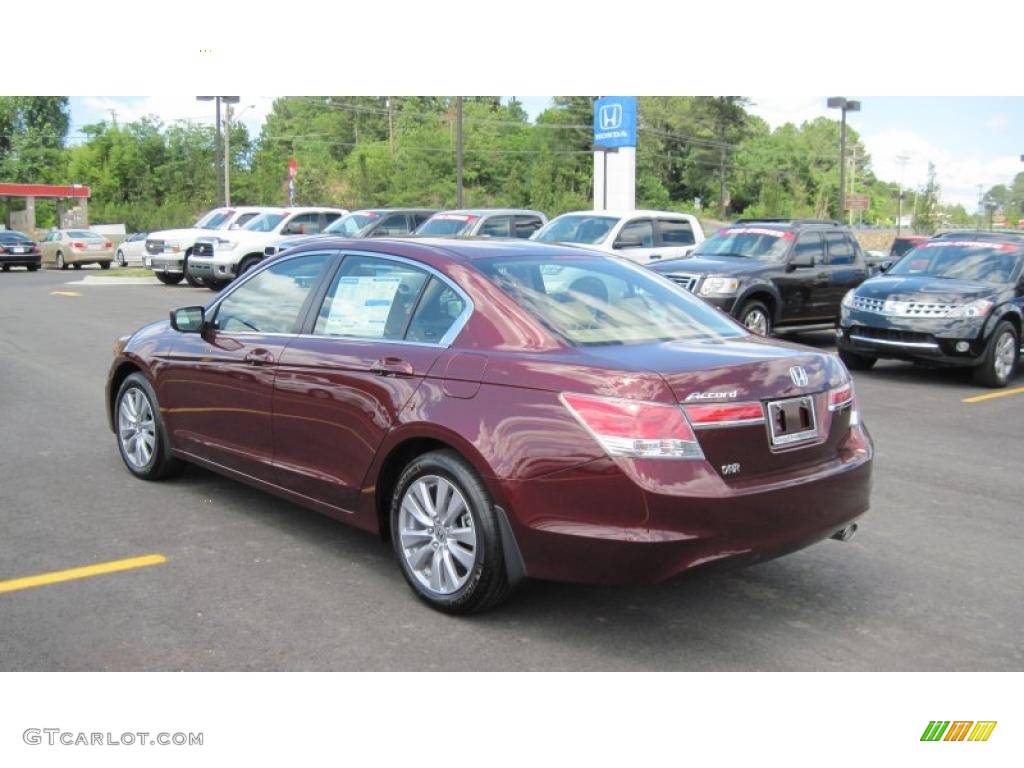 2011 Accord EX Sedan - Basque Red Pearl / Ivory photo #3