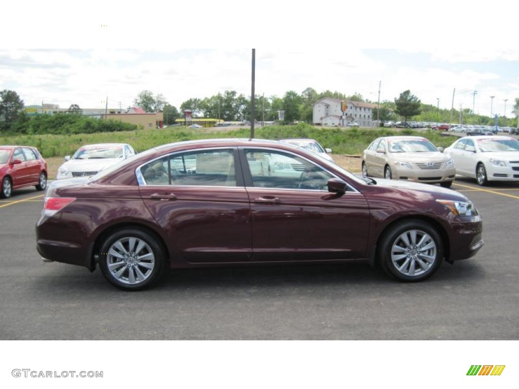 2011 Accord EX Sedan - Basque Red Pearl / Ivory photo #6