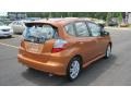 2011 Orange Revolution Metallic Honda Fit Sport  photo #5