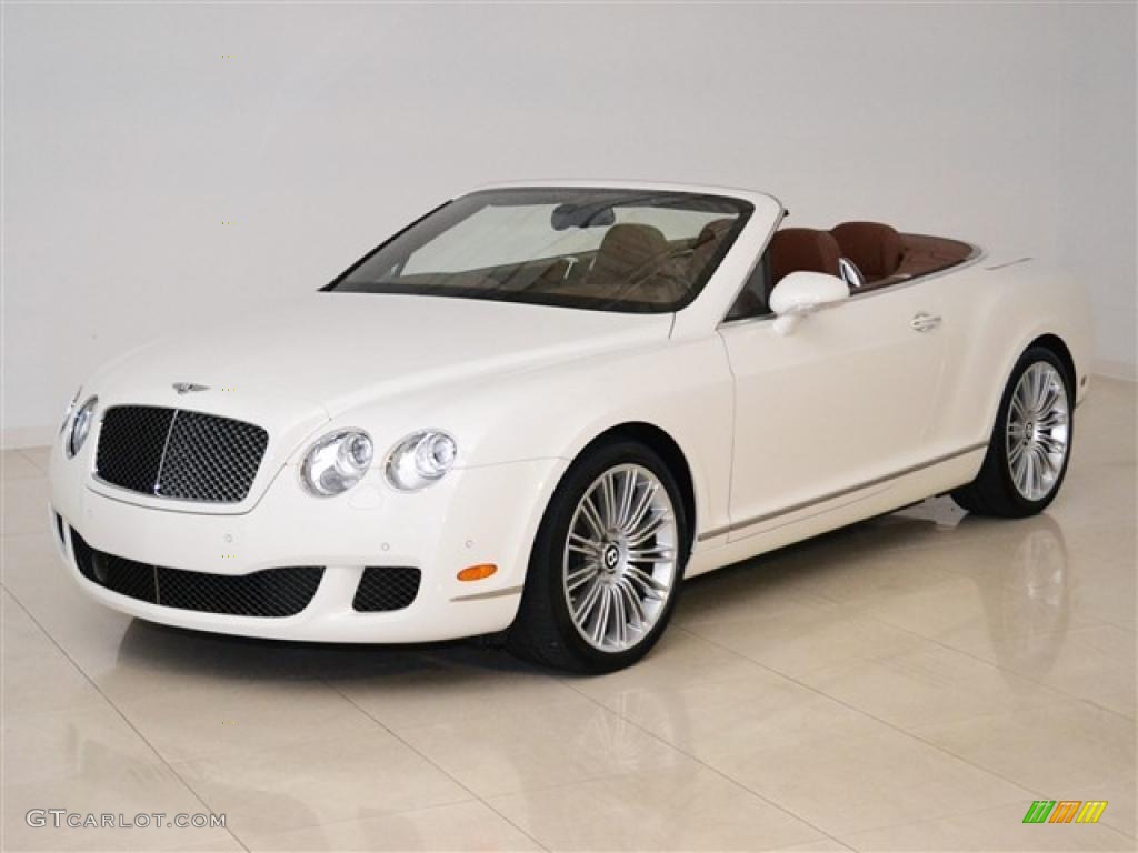 2009 Continental GTC Speed - Glacier White / Cognac photo #1