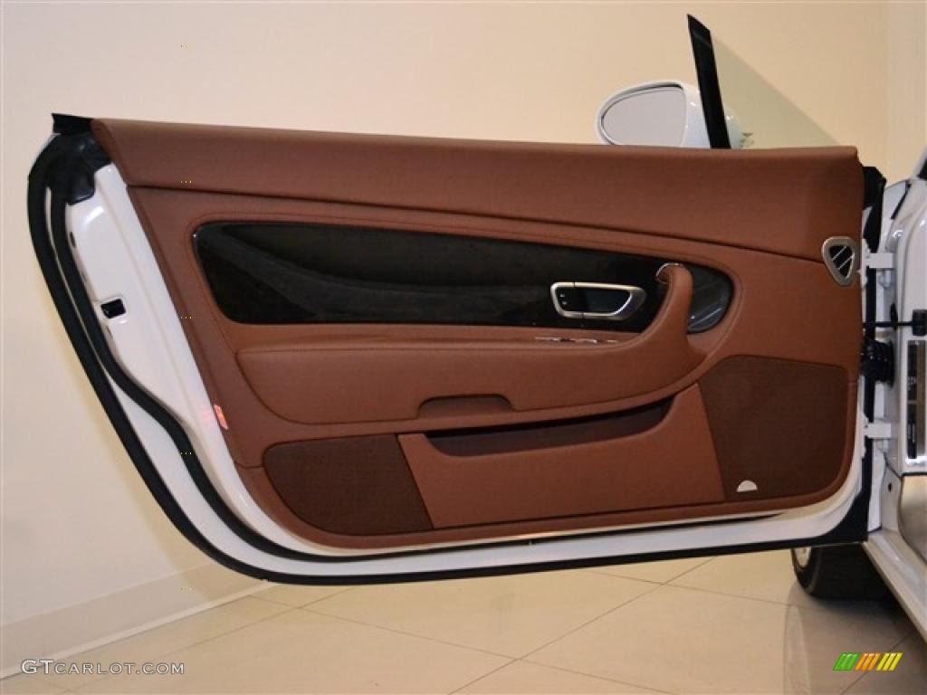 2009 Bentley Continental GTC Speed Cognac Door Panel Photo #49470123