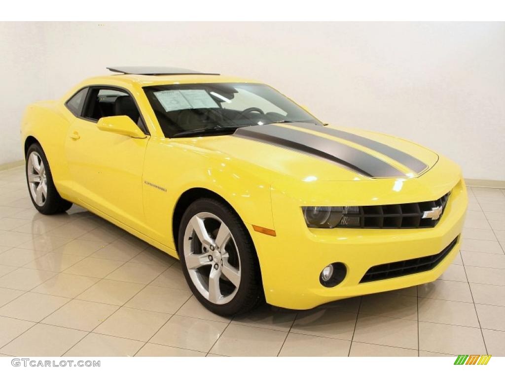 Rally Yellow 2011 Chevrolet Camaro LT/RS Coupe Exterior Photo #49470936