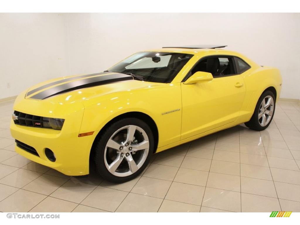 Rally Yellow 2011 Chevrolet Camaro LT/RS Coupe Exterior Photo #49470966