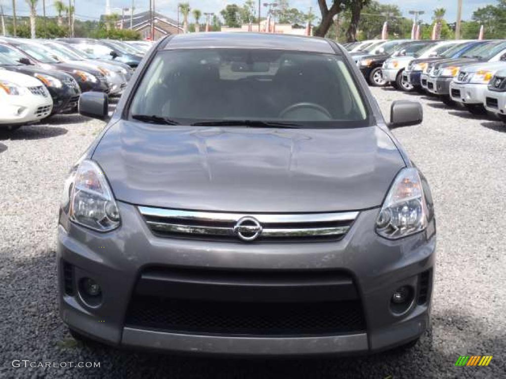 Gotham Gray Metallic 2011 Nissan Rogue S Krom Edition Exterior Photo #49471104