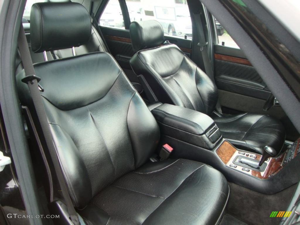 Black Interior 1994 Mercedes-Benz S 500 Sedan Photo #49471947