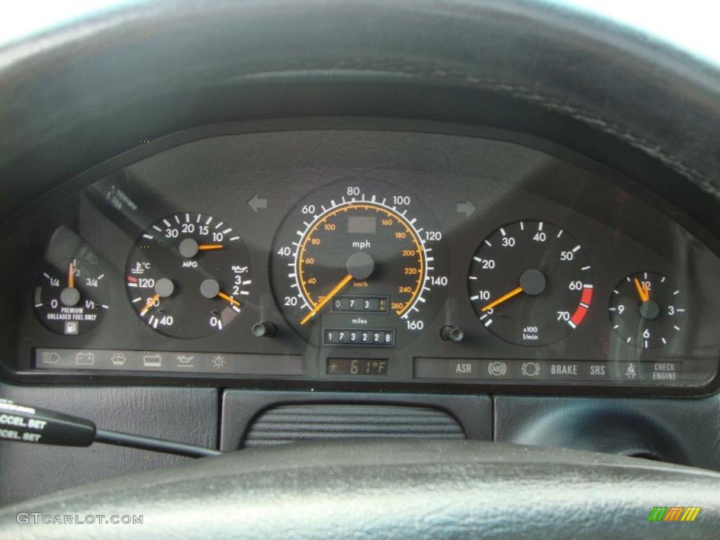 1994 Mercedes-Benz S 500 Sedan Gauges Photos