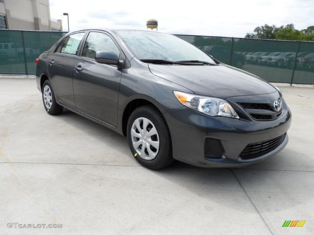 2011 Corolla LE - Magnetic Gray Metallic / Ash photo #1