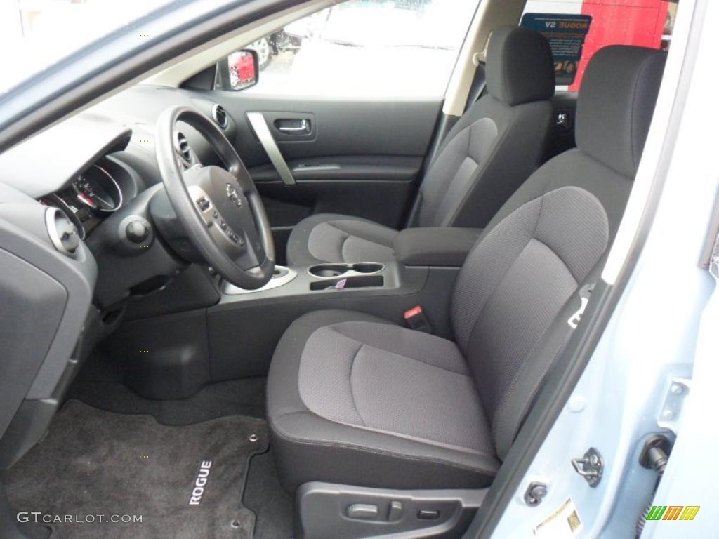 2011 Rogue SV AWD - Frosted Steel Metallic / Black photo #3