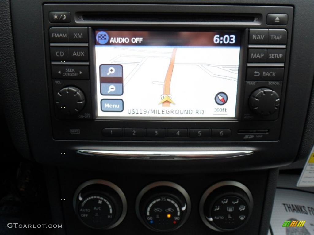 2011 Rogue SV AWD - Frosted Steel Metallic / Black photo #5