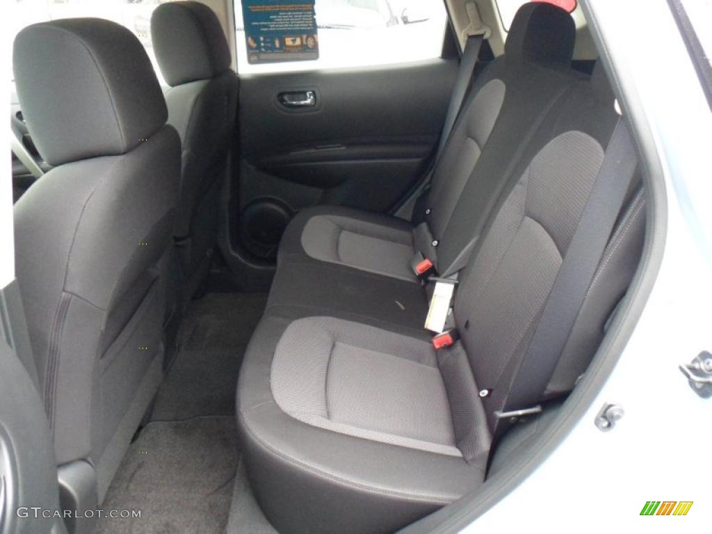 2011 Rogue SV AWD - Frosted Steel Metallic / Black photo #7