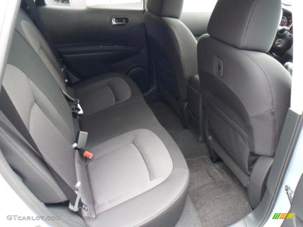 2011 Rogue SV AWD - Frosted Steel Metallic / Black photo #18
