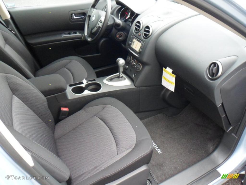 2011 Rogue SV AWD - Frosted Steel Metallic / Black photo #19