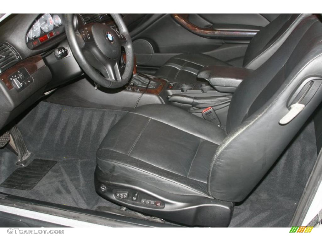 2002 3 Series 330i Coupe - Titanium Silver Metallic / Black photo #6