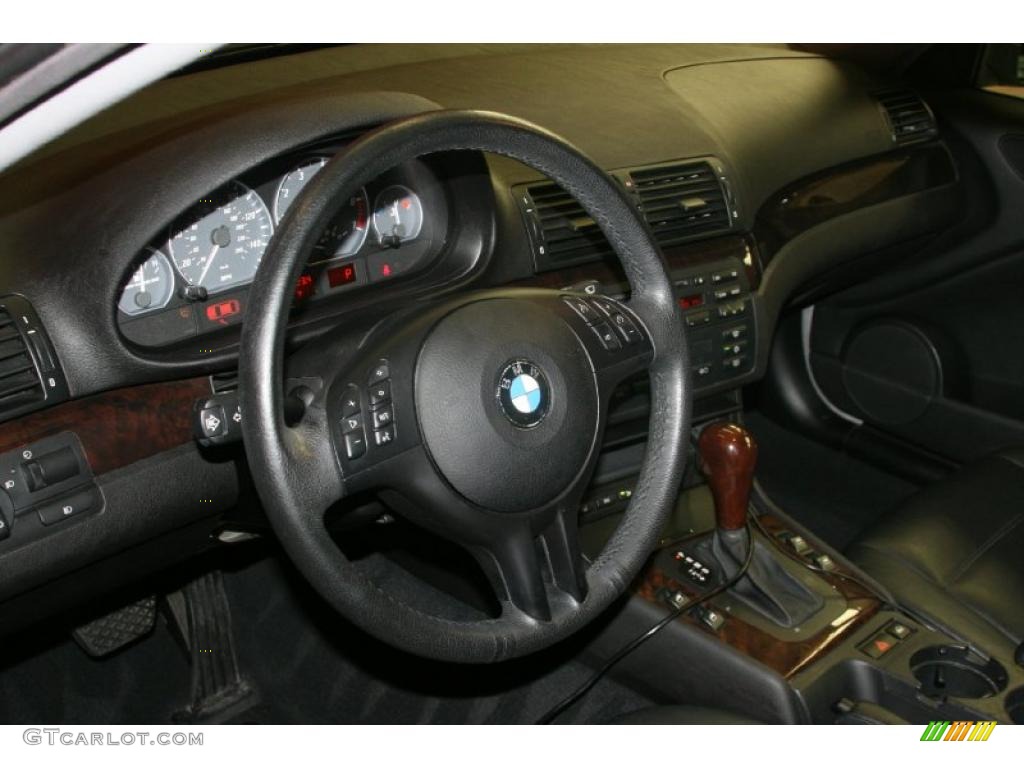 2002 3 Series 330i Coupe - Titanium Silver Metallic / Black photo #10