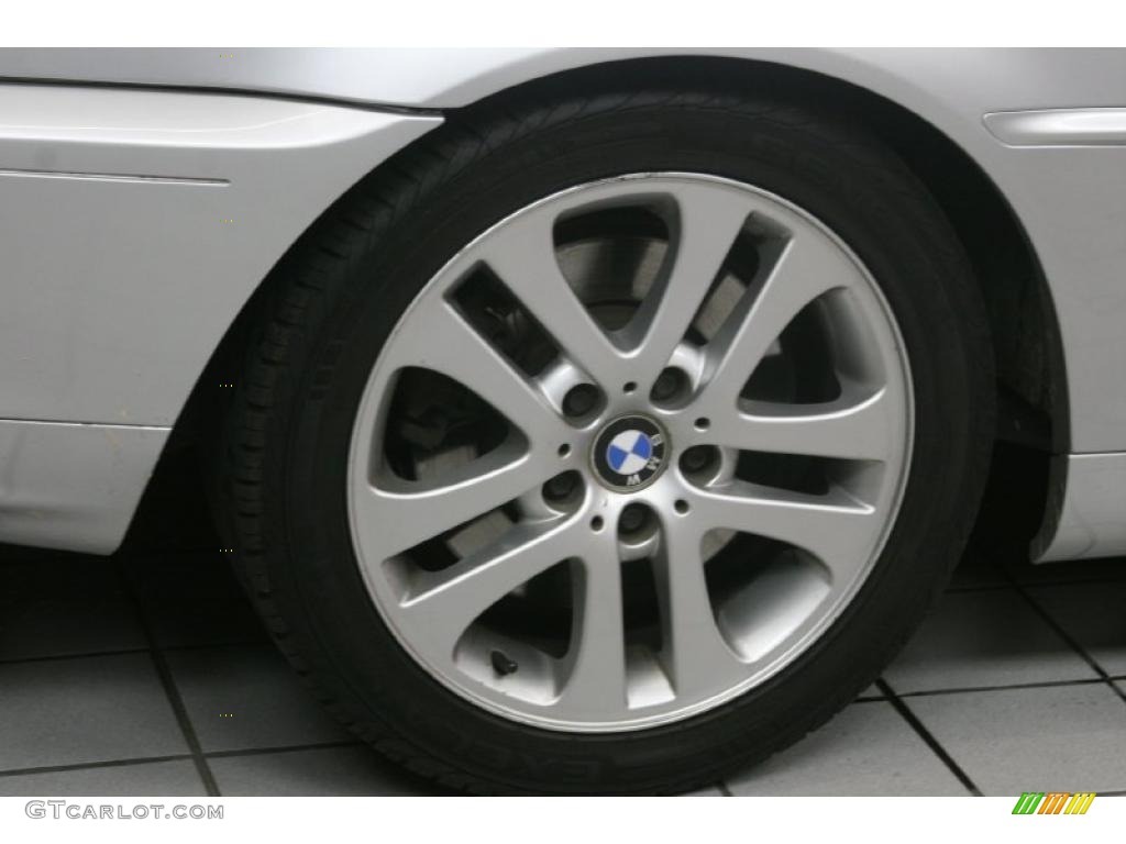 2002 3 Series 330i Coupe - Titanium Silver Metallic / Black photo #13