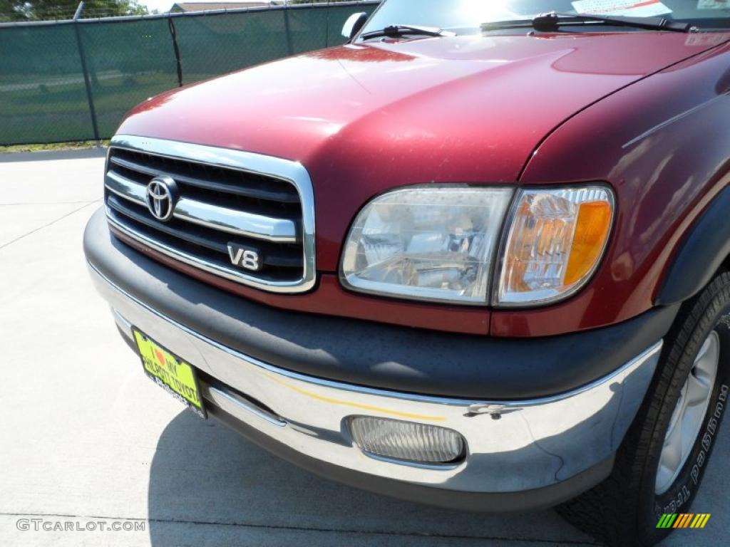 2001 Tundra SR5 TRD Extended Cab 4x4 - Sunfire Red Pearl / Gray photo #12