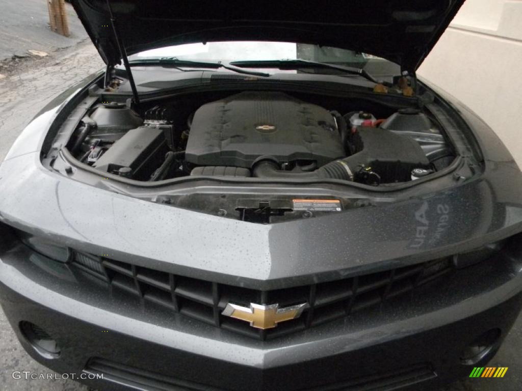 2010 Camaro LS Coupe - Cyber Gray Metallic / Black photo #19