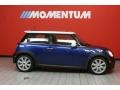 2008 Lightning Blue Metallic Mini Cooper S Hardtop  photo #4