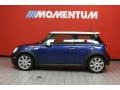 2008 Lightning Blue Metallic Mini Cooper S Hardtop  photo #14