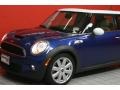 2008 Lightning Blue Metallic Mini Cooper S Hardtop  photo #16