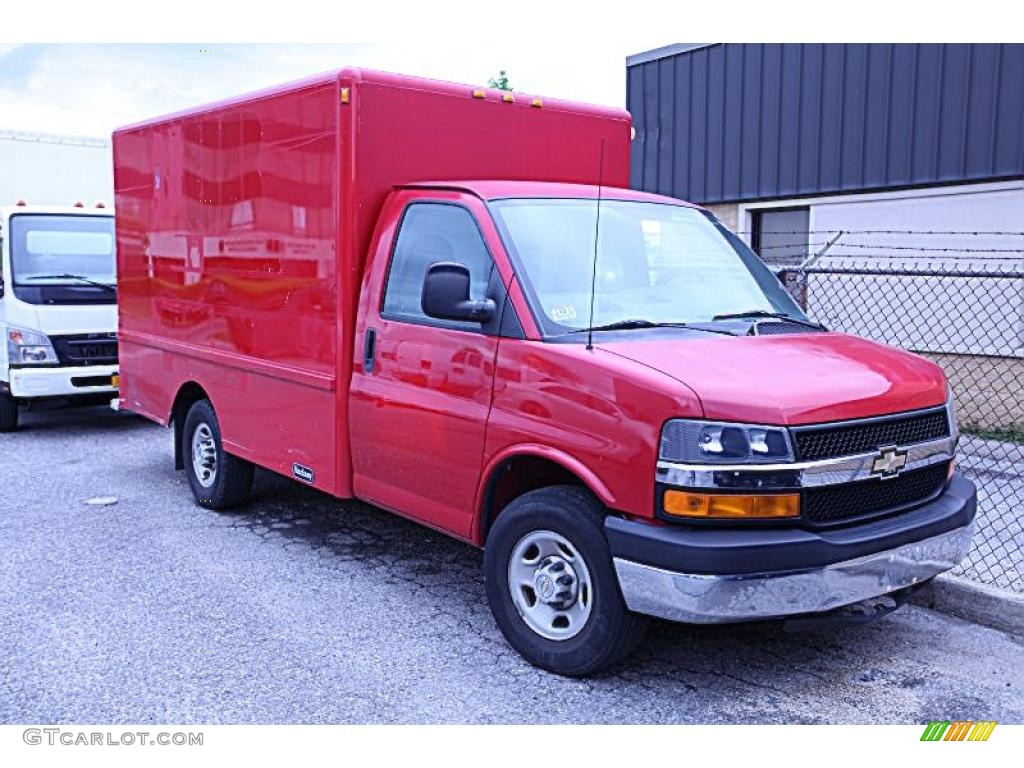 Victory Red Chevrolet Express