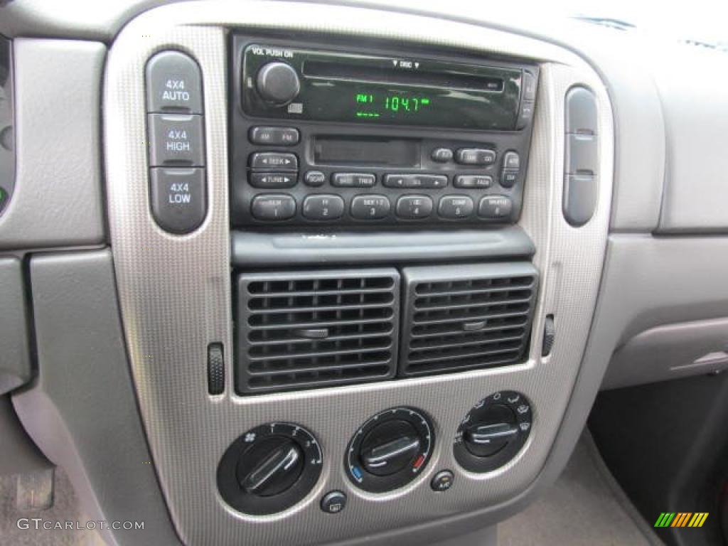 2003 Explorer XLT 4x4 - Redfire Metallic / Graphite Grey photo #15