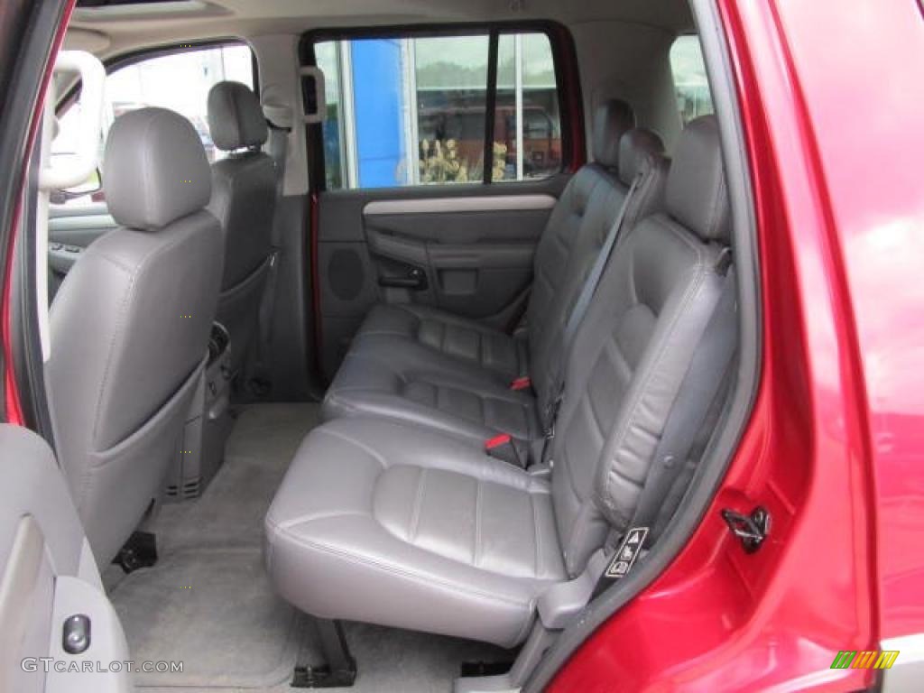 2003 Explorer XLT 4x4 - Redfire Metallic / Graphite Grey photo #17