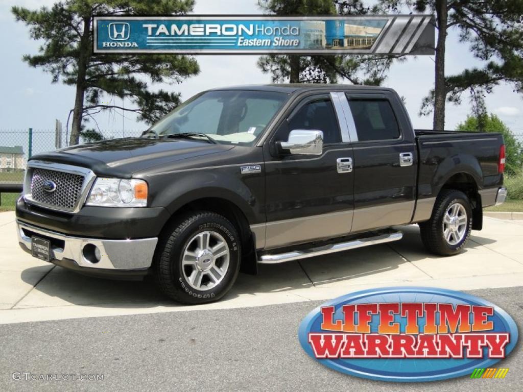 2006 F150 XLT SuperCrew - Dark Stone Metallic / Tan photo #1