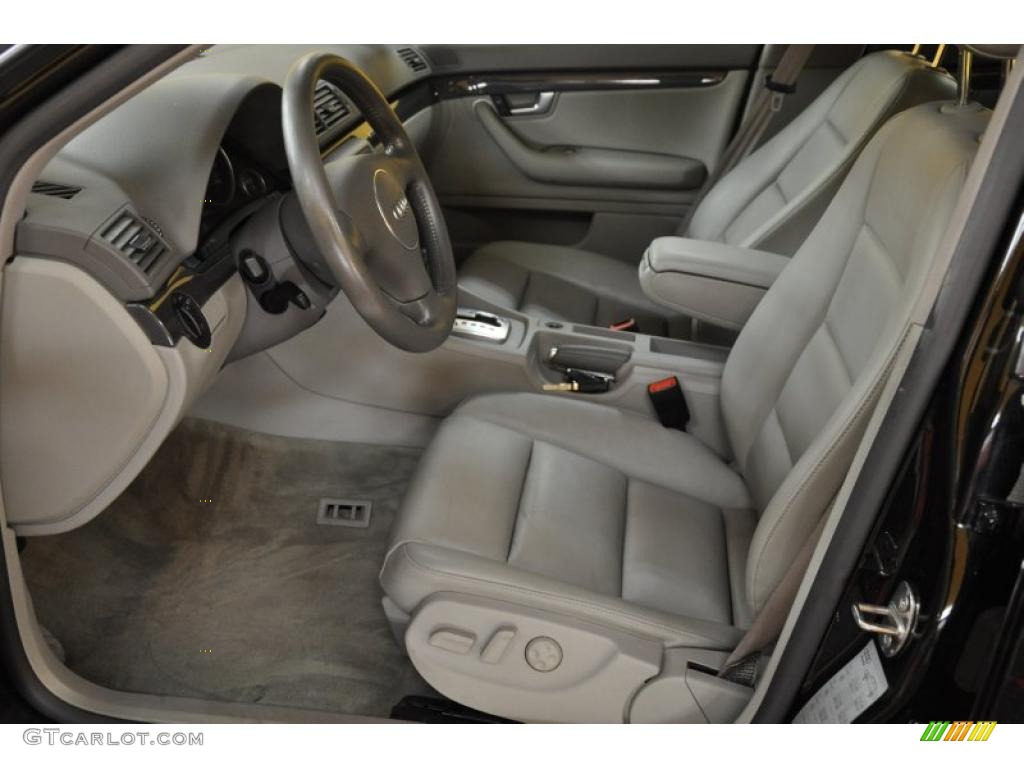 Grey Interior 2004 Audi A4 1.8T quattro Sedan Photo #49481037