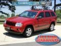 2006 Inferno Red Crystal Pearl Jeep Grand Cherokee Laredo  photo #1