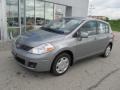 2008 Magnetic Gray Nissan Versa 1.8 S Hatchback  photo #2