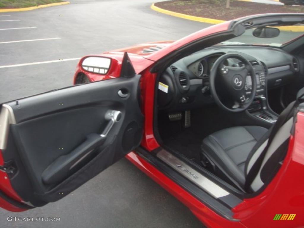 2008 SLK 55 AMG Roadster - Mars Red / Black photo #21