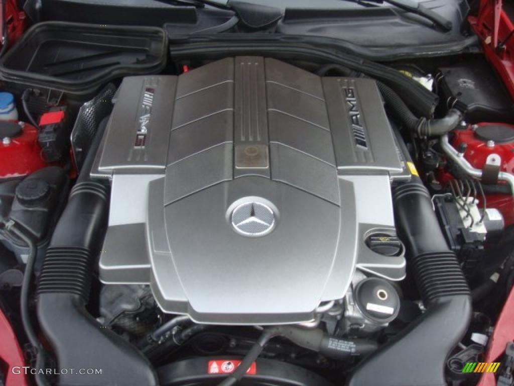 2008 Mercedes-Benz SLK 55 AMG Roadster 5.4 Liter AMG SOHC 24-Valve V8 Engine Photo #49482789