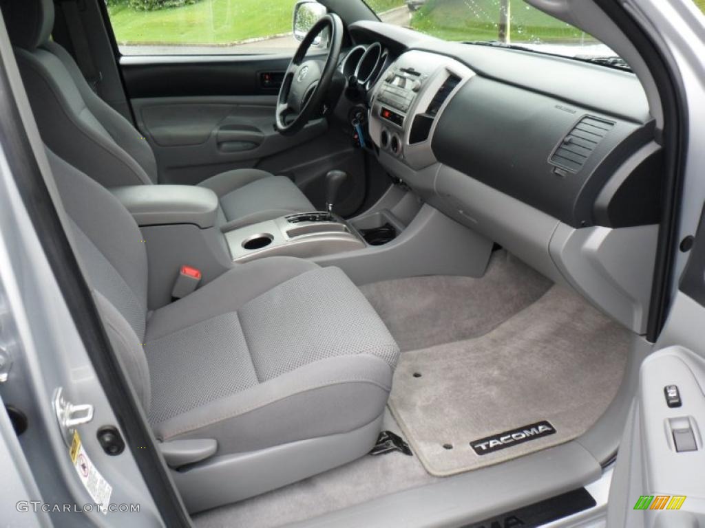 Graphite Gray Interior 2009 Toyota Tacoma V6 TRD Sport Double Cab 4x4 Photo #49482861